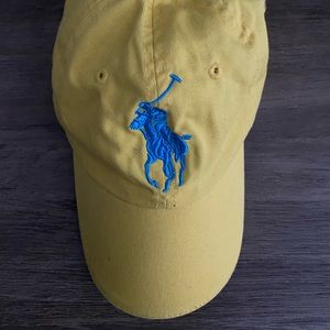 Ralph Lauren Yellow Polo Baseball Hat OS